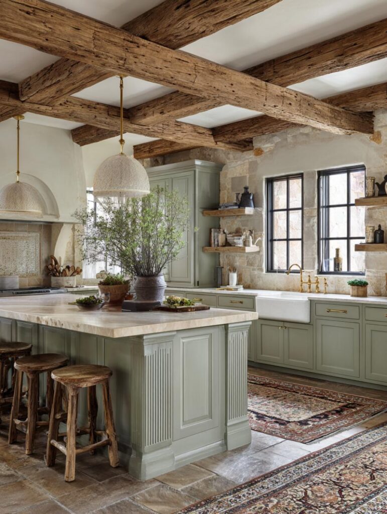These Are 34 High-End Designs Set to Define Rustic Kitchen Style in ...