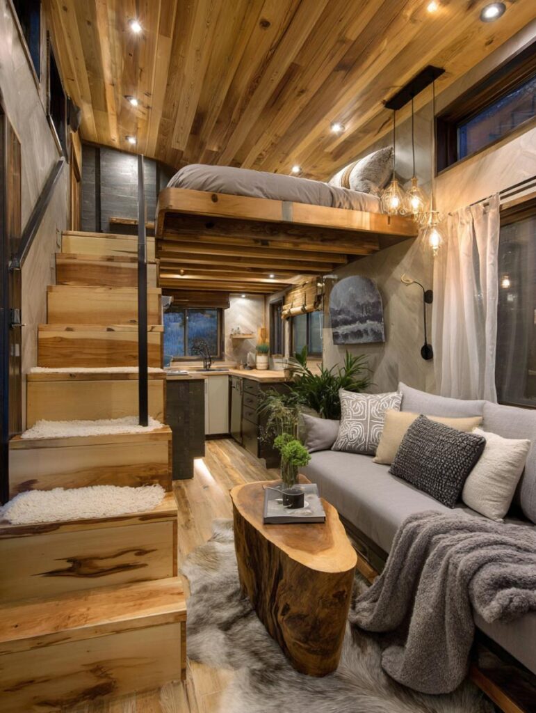 40 Luxurious Rustic Tiny Home Interiors – Home Stratosphere