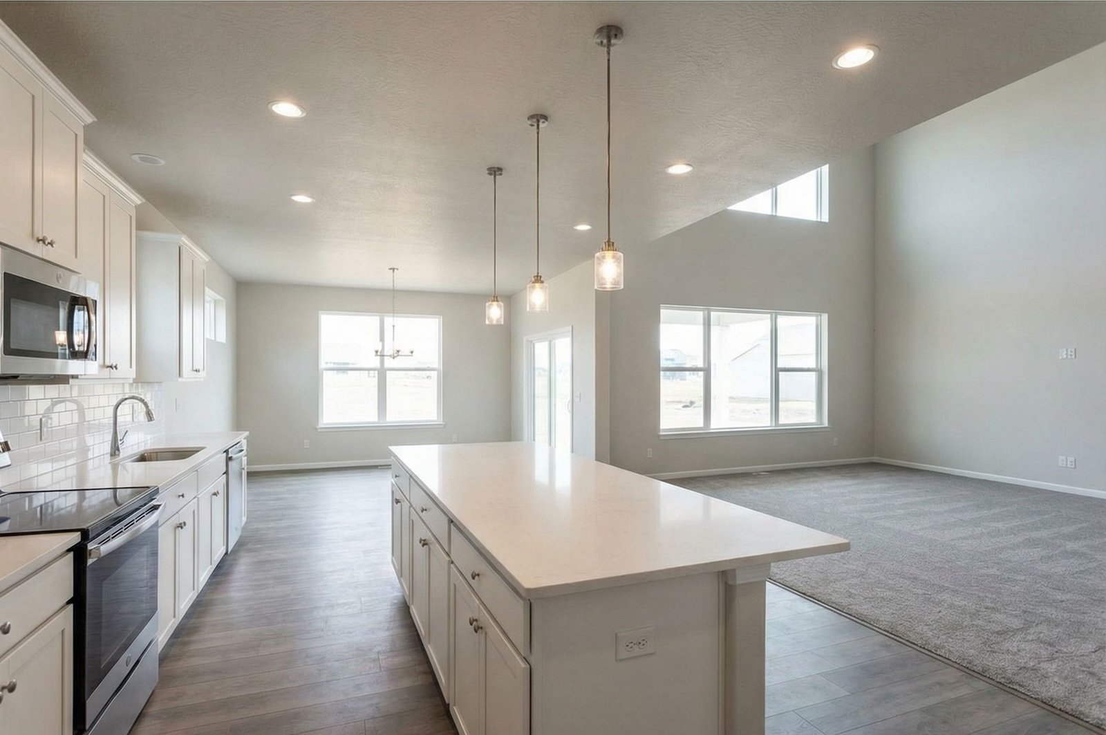 45 Magnificent Before & After Open Concept Green and White Kitchen Transformations – From Boring Ugly to Glorious Rustic with Custom Island Seating