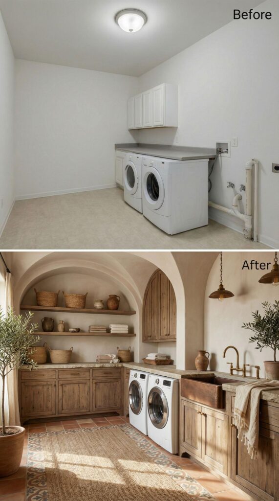 30 Mind-Blowing Before & After Laundry Room Designs – From Dull Builder ...