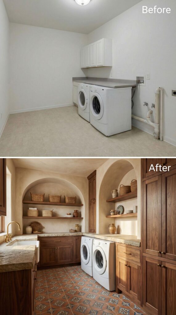 30 Mind-Blowing Before & After Laundry Room Designs – From Dull Builder ...