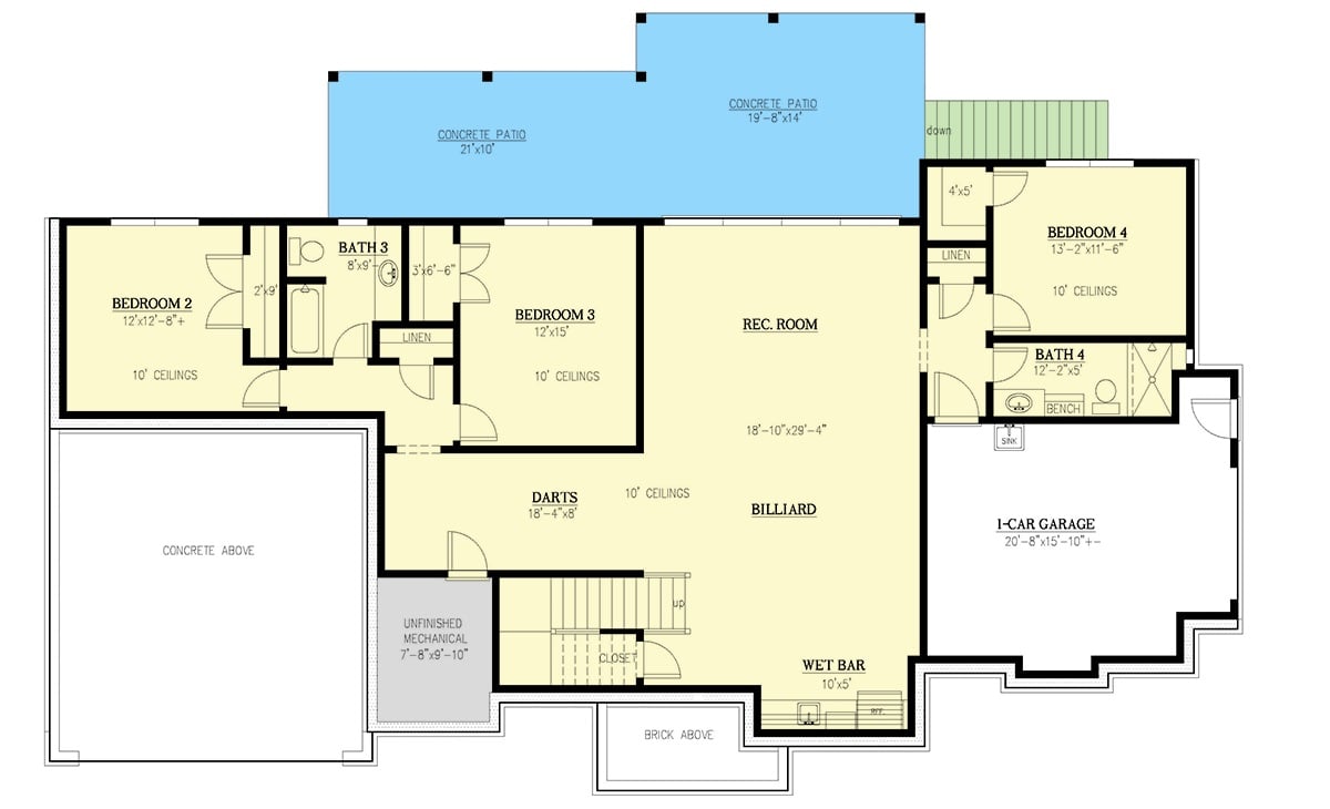 Second Level Floor Plan