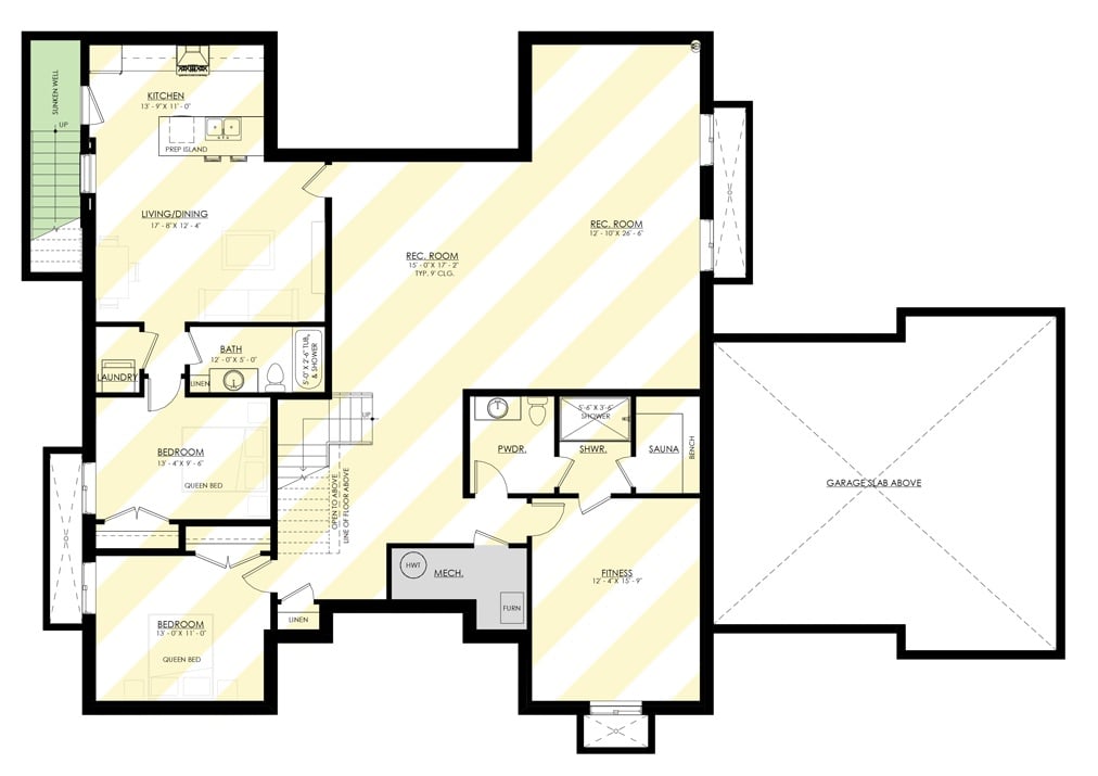 Lower Level Floor Plan