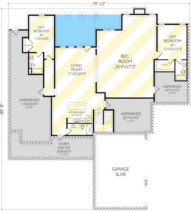 Lower Level Floor Plan