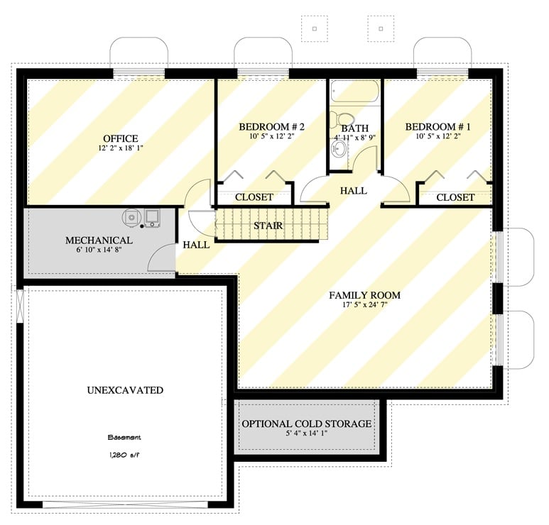 Lower Level Floor Plan