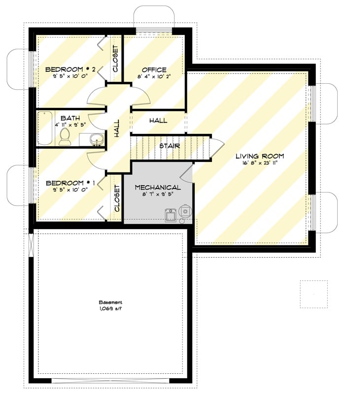 Lower Level Floor Plan