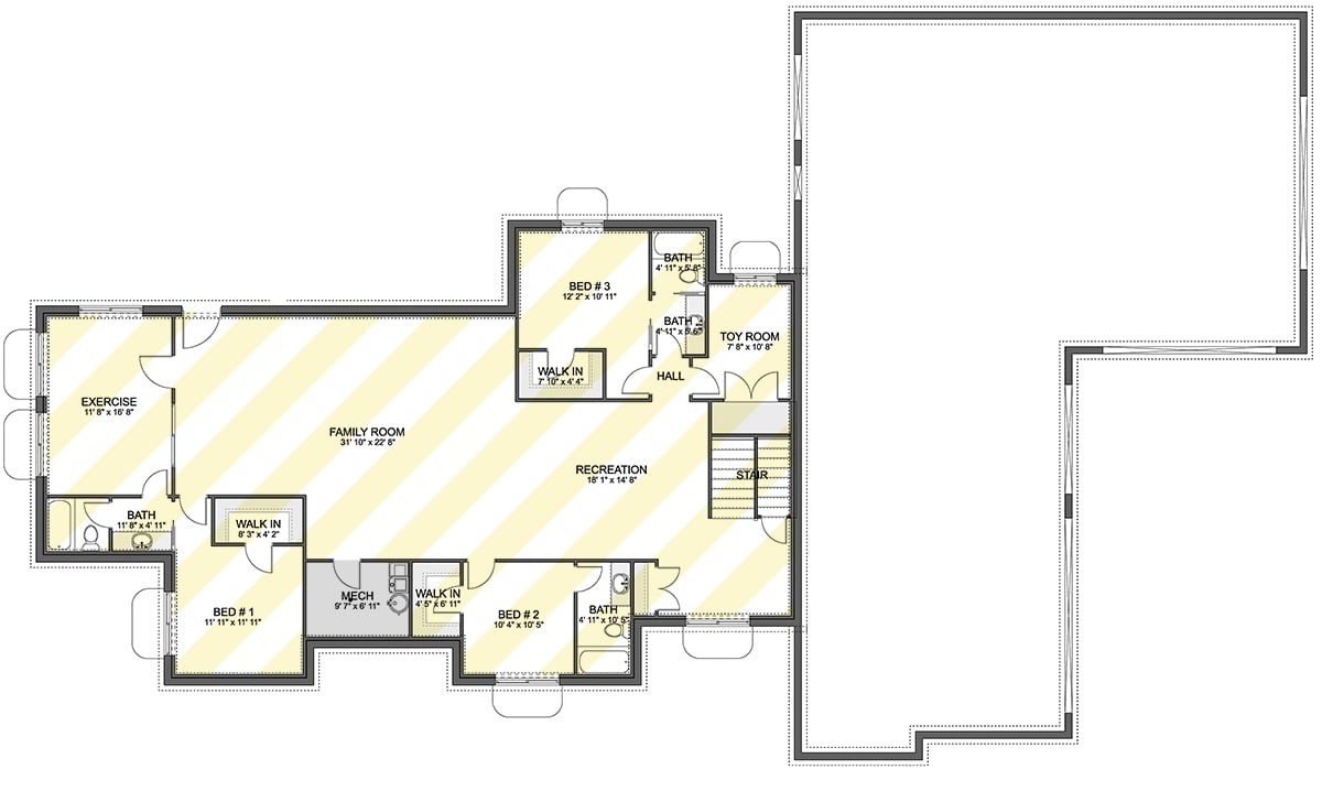 Lower Level Floor Plan