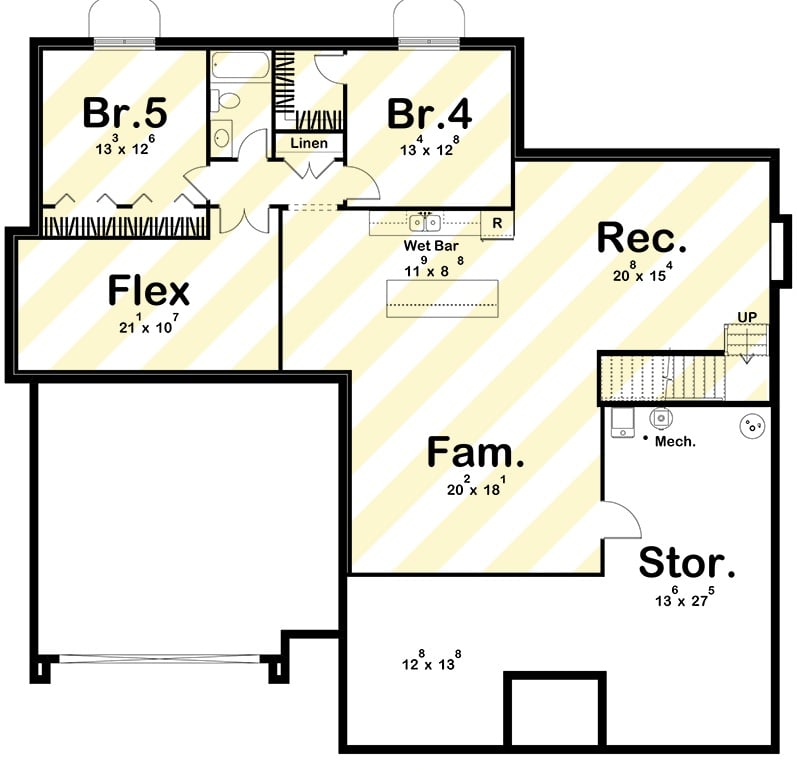 Lower Level Floor Plan