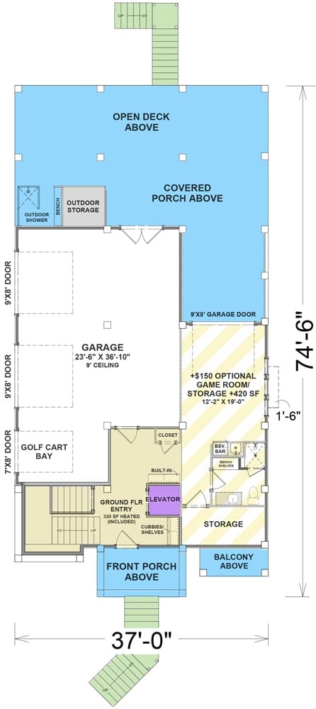 Lower Level Floor Plan