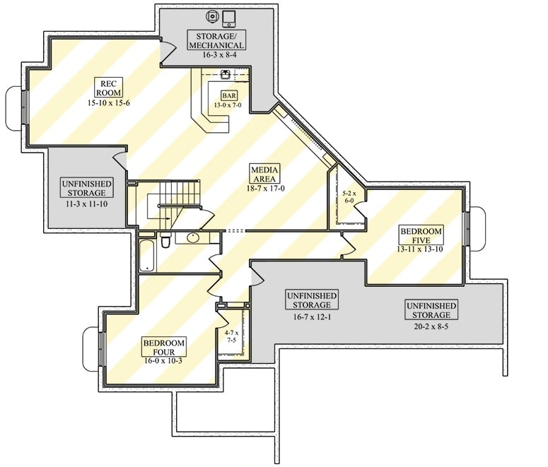 Lower Level Floor Plan