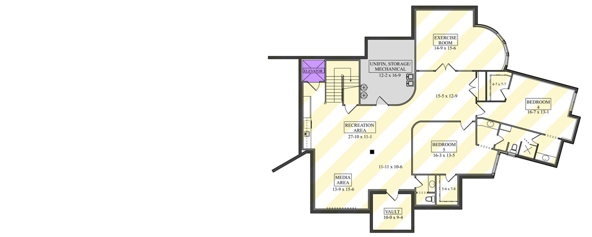 Lower Level Floor Plan