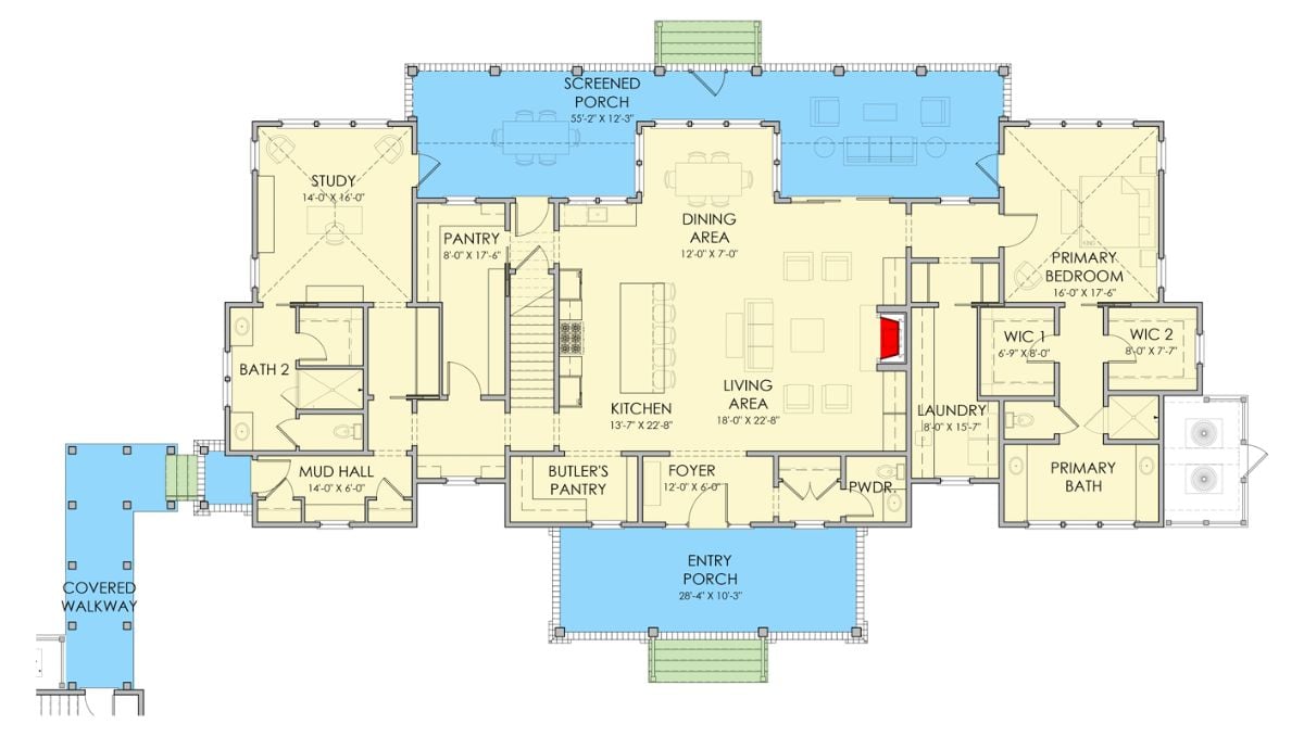 Main Level Floor Plan