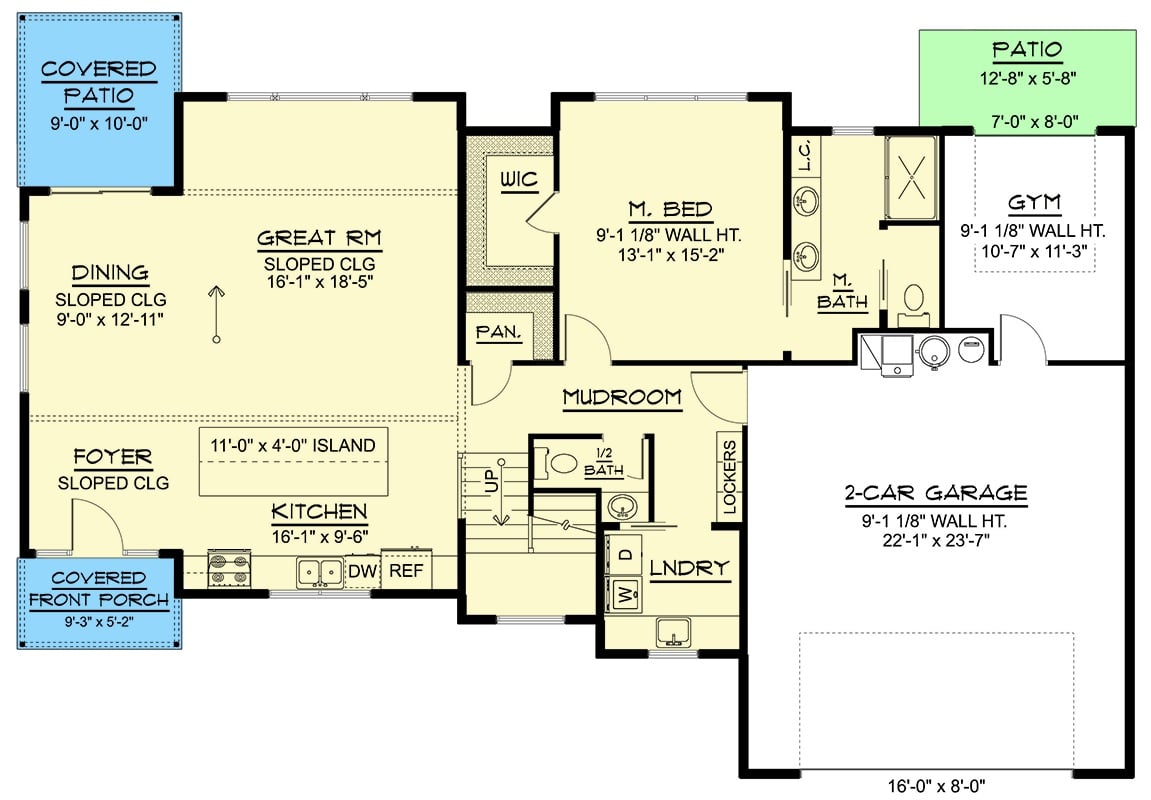 Main Level Floor Plan
