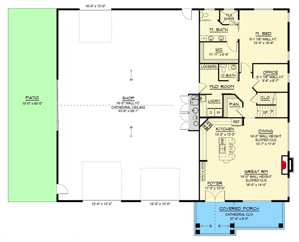 Main Level Floor Plan