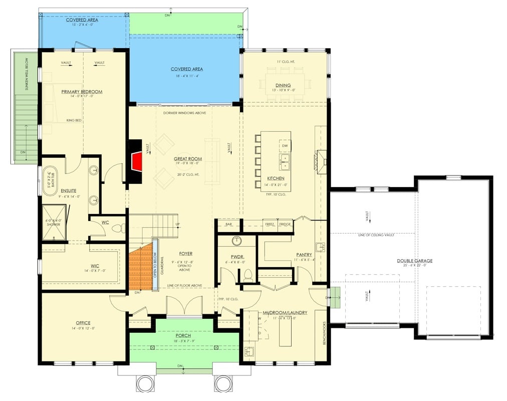 Main Level Floor Plan