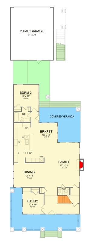 Main Level Floor Plan