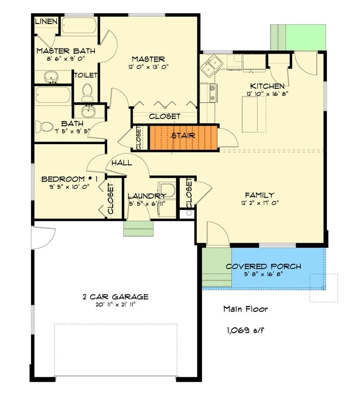 Main Level Floor Plan