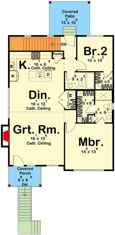 Main Level Floor Plan