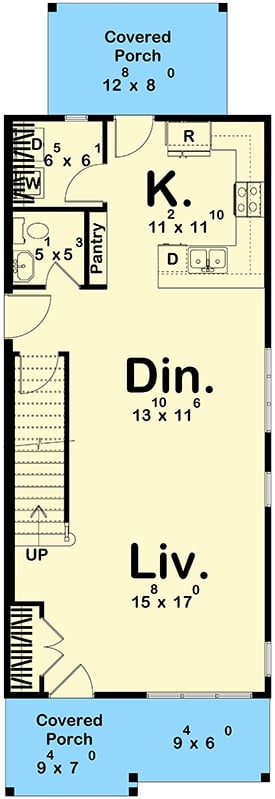 Main Level Floor Plan