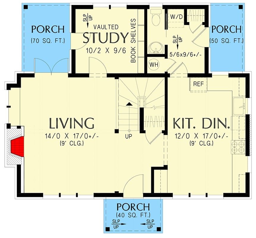 Main Level Floor Plan
