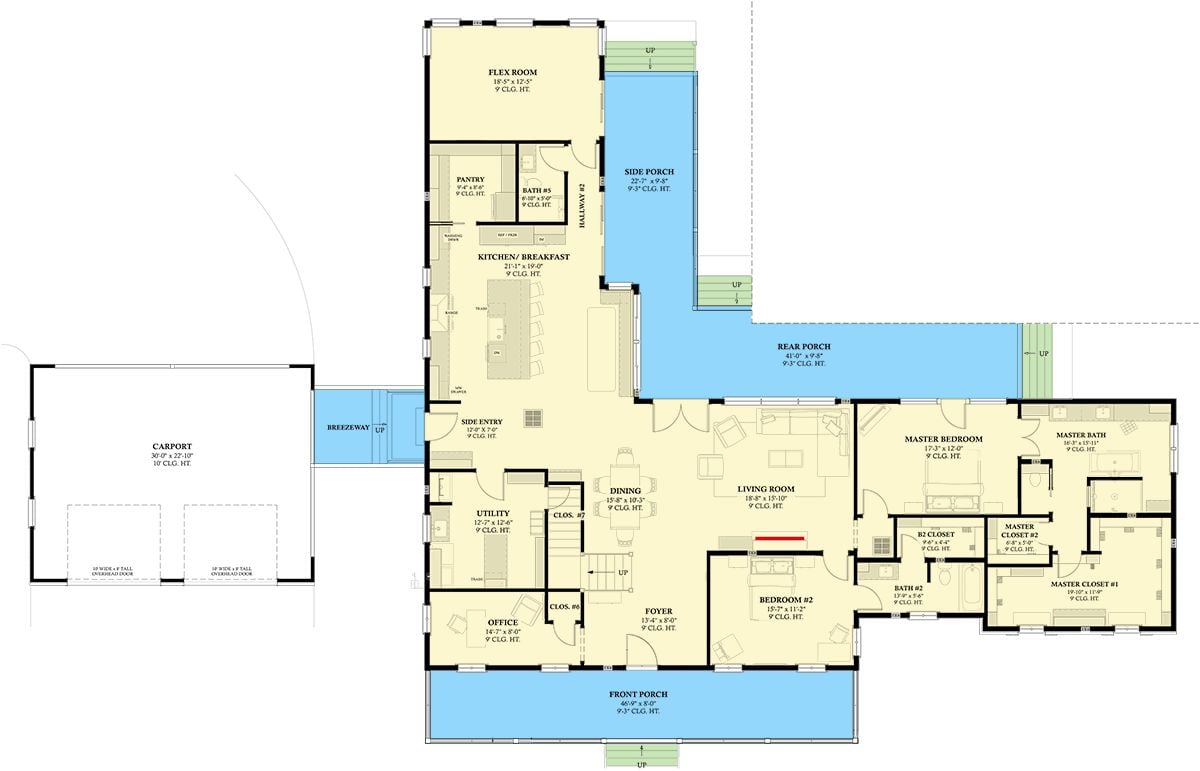Main Level Floor Plan
