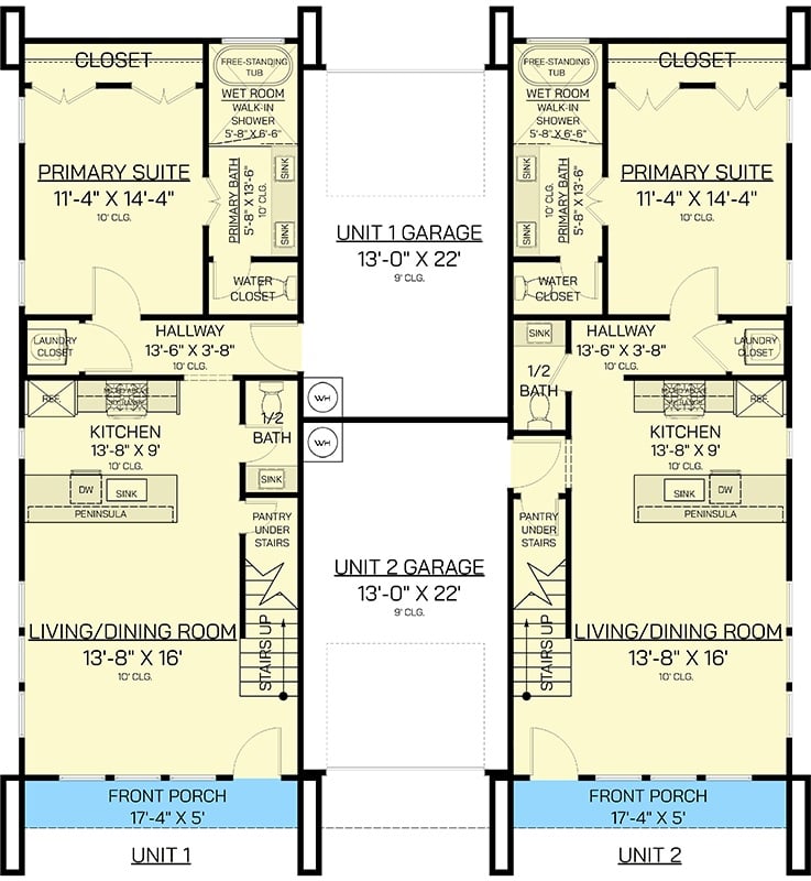 Main Level Floor Plan