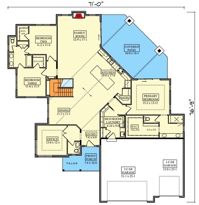 Main Level Floor Plan