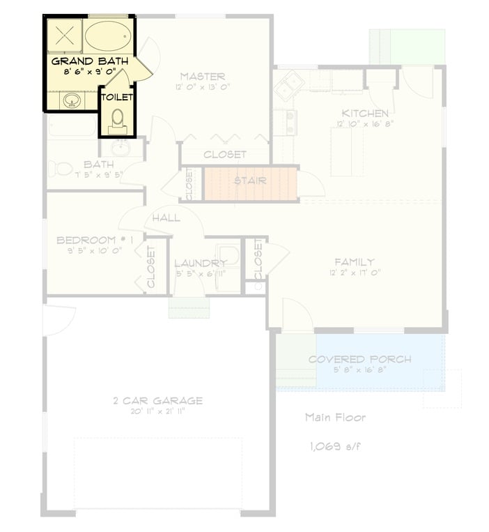 Optional Grand Bathroom