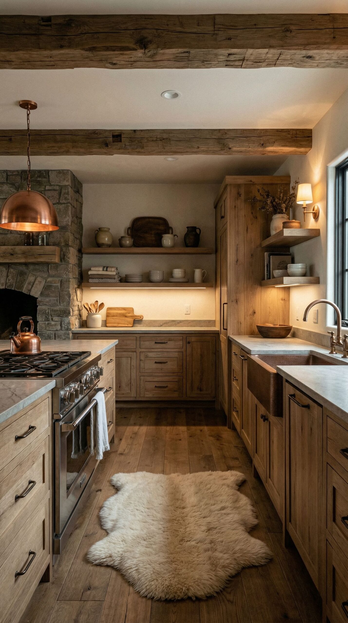 Outdated Builder Grade Kitchen → Custom Craftsman Style