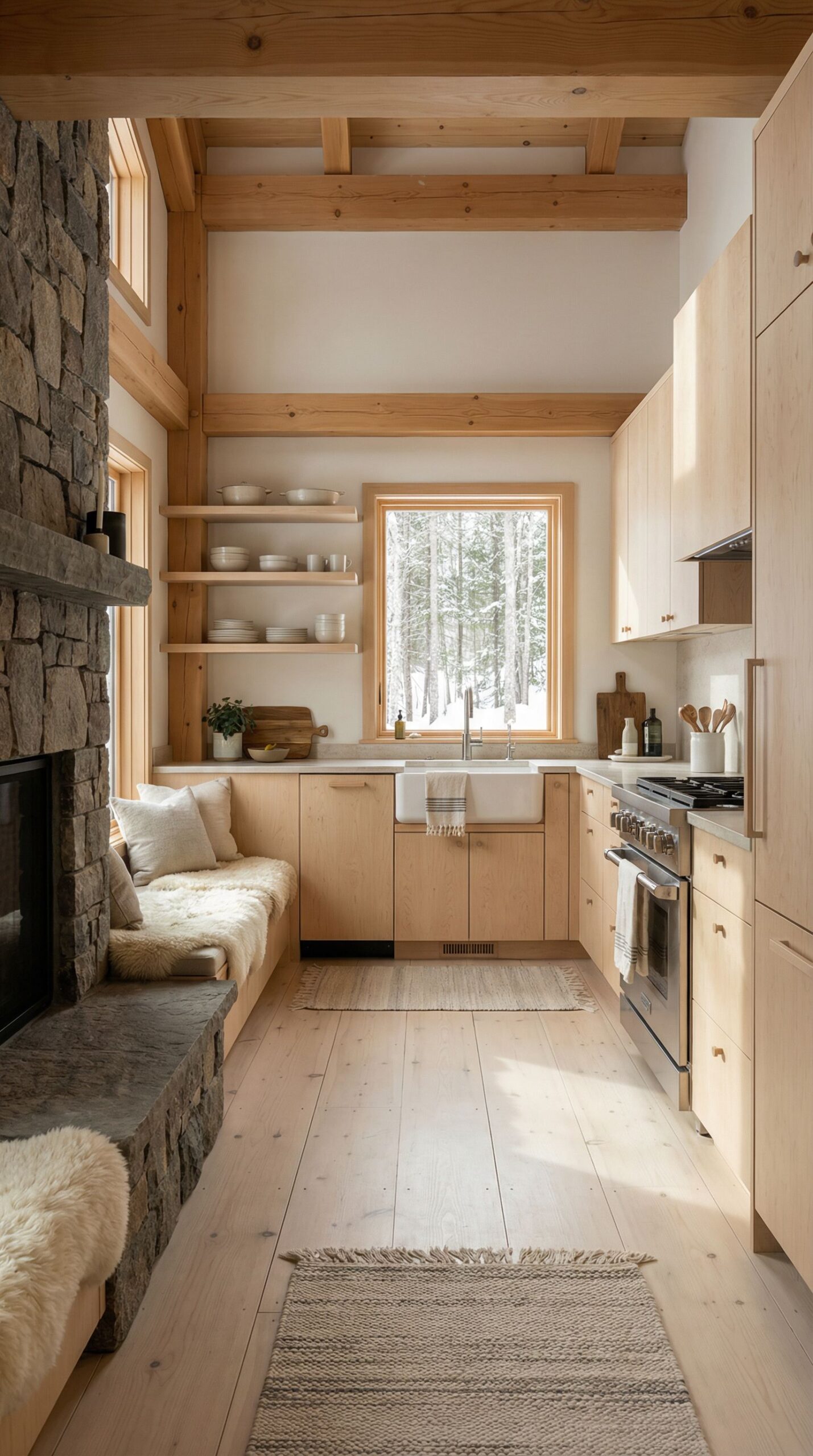 Outdated Laminate Kitchen → Sleek Modern Galley