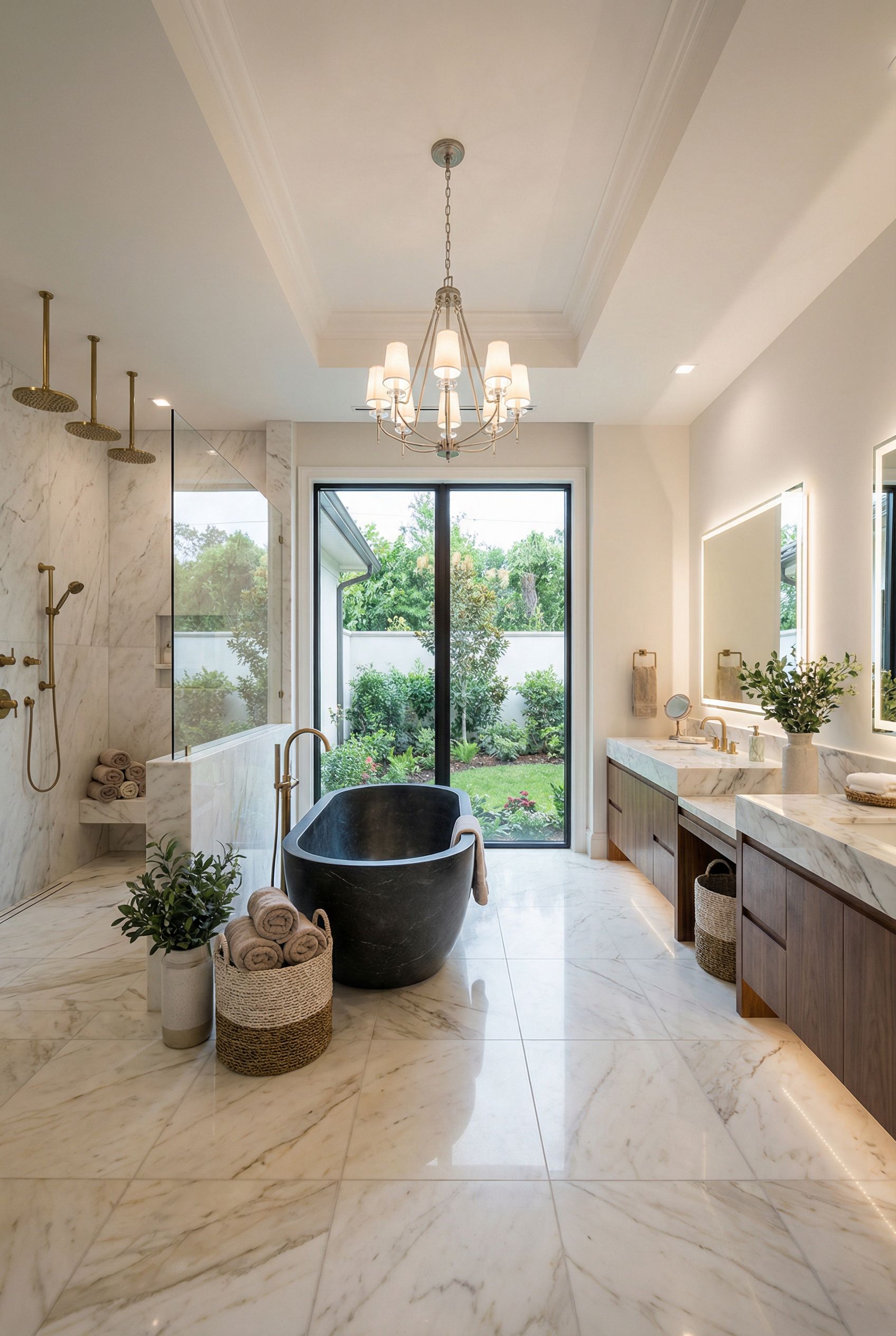 Primary Bathroom with Freestanding Soaking Tub