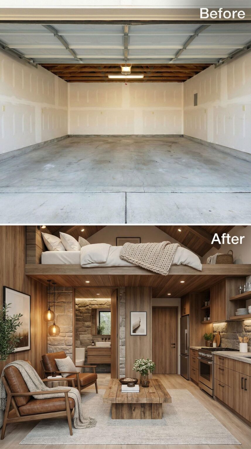 We Asked AI to Reimagine Our Two-Bay Garage — 33 Before-and-After ...