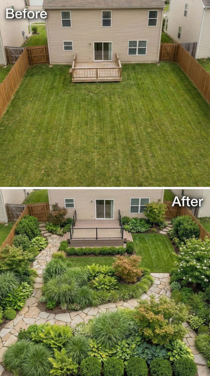 36 Genius Before & After Backyard Garden Makeovers – From Boring to ...
