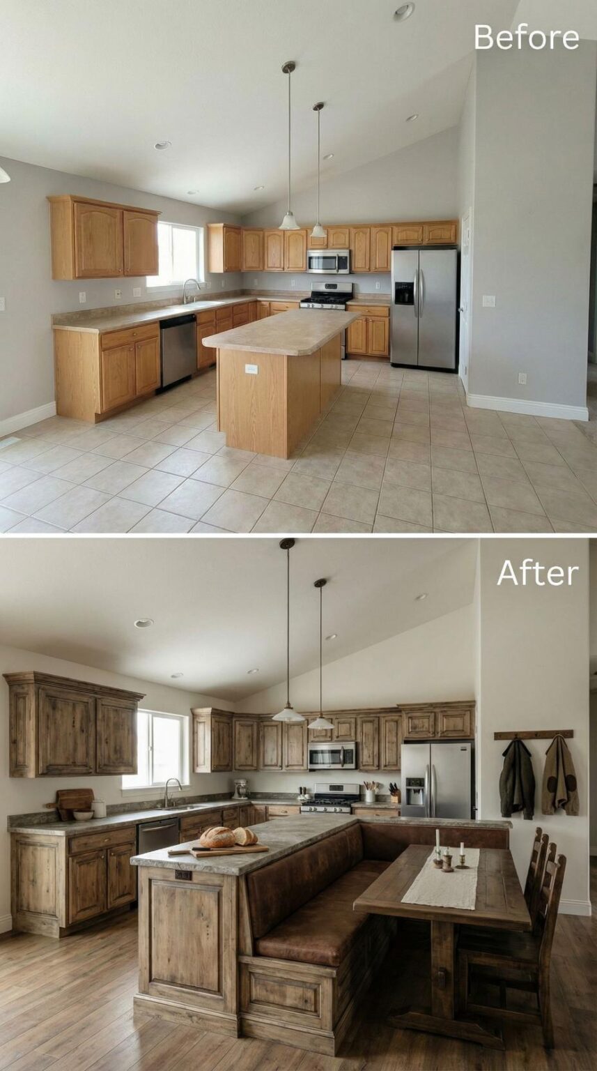 33 Before & After Kitchen Designs – From Boring Builder Grade to ...