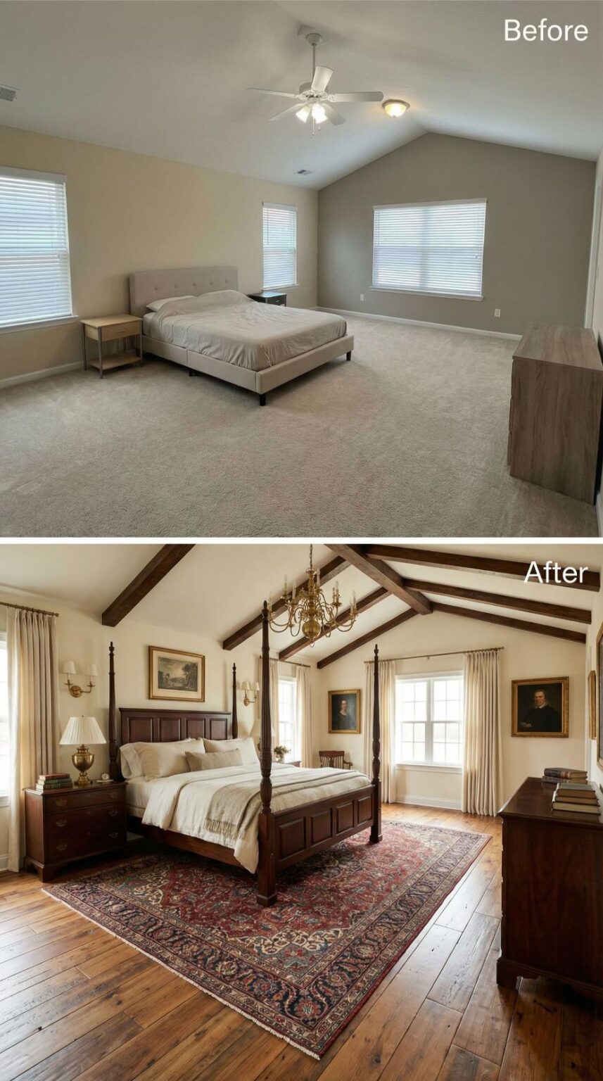 32 Before & After Primary Bedroom Transformations: From Builder-Grade ...