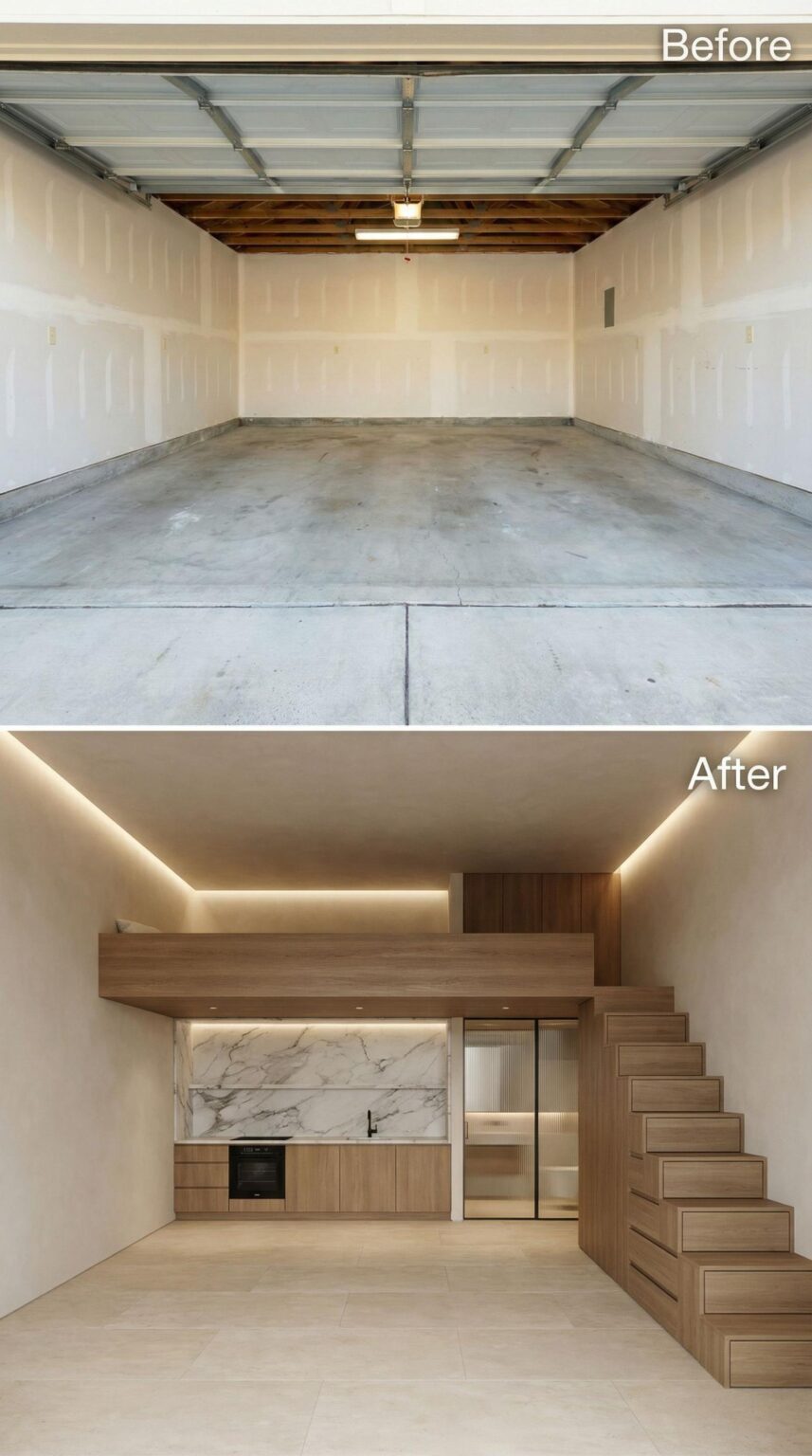 We Asked AI to Reimagine Our Two-Bay Garage — 33 Before-and-After ...
