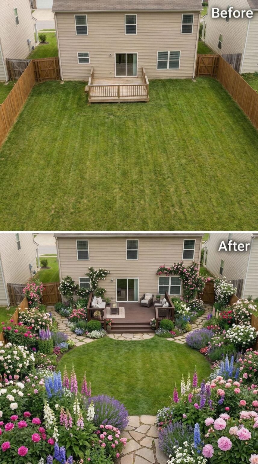 36 Genius Before & After Backyard Garden Makeovers – From Boring to ...