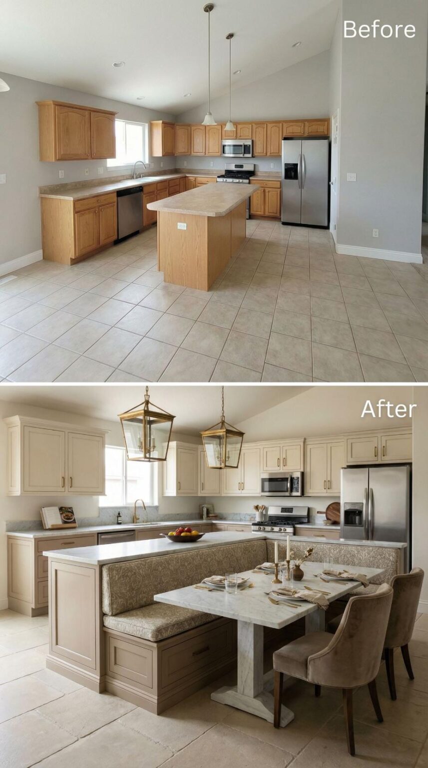 33 Before & After Kitchen Designs – From Boring Builder Grade to ...