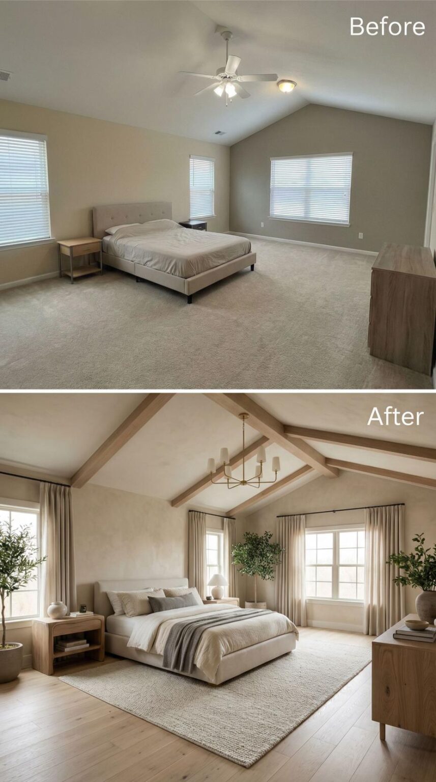 32 Before & After Primary Bedroom Transformations: From Builder-Grade ...