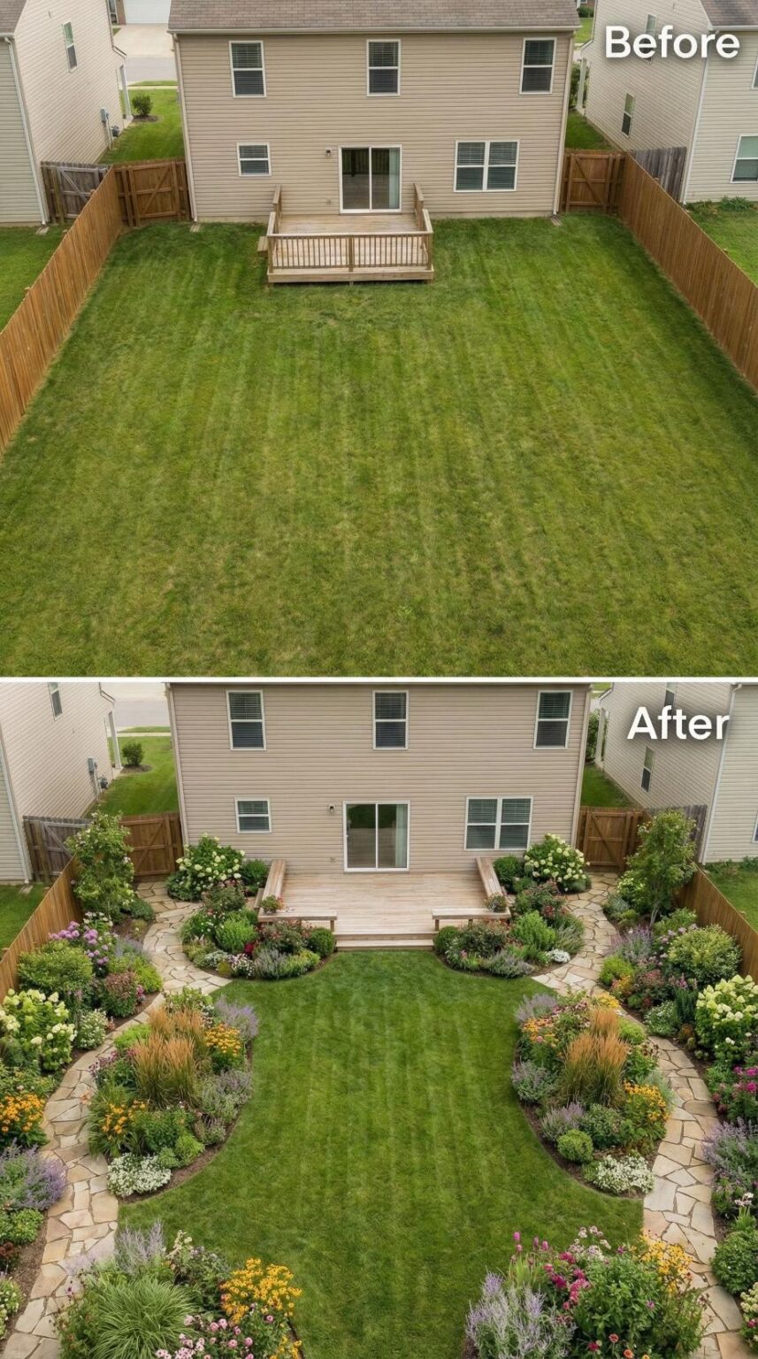 36 Genius Before & After Backyard Garden Makeovers – From Boring to ...