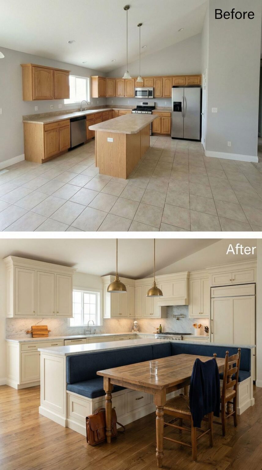 33 Before & After Kitchen Designs – From Boring Builder Grade to ...