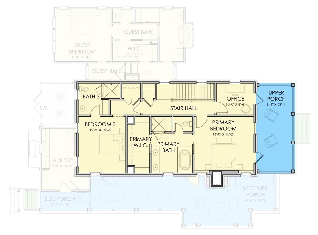 Second Level Floor Plan