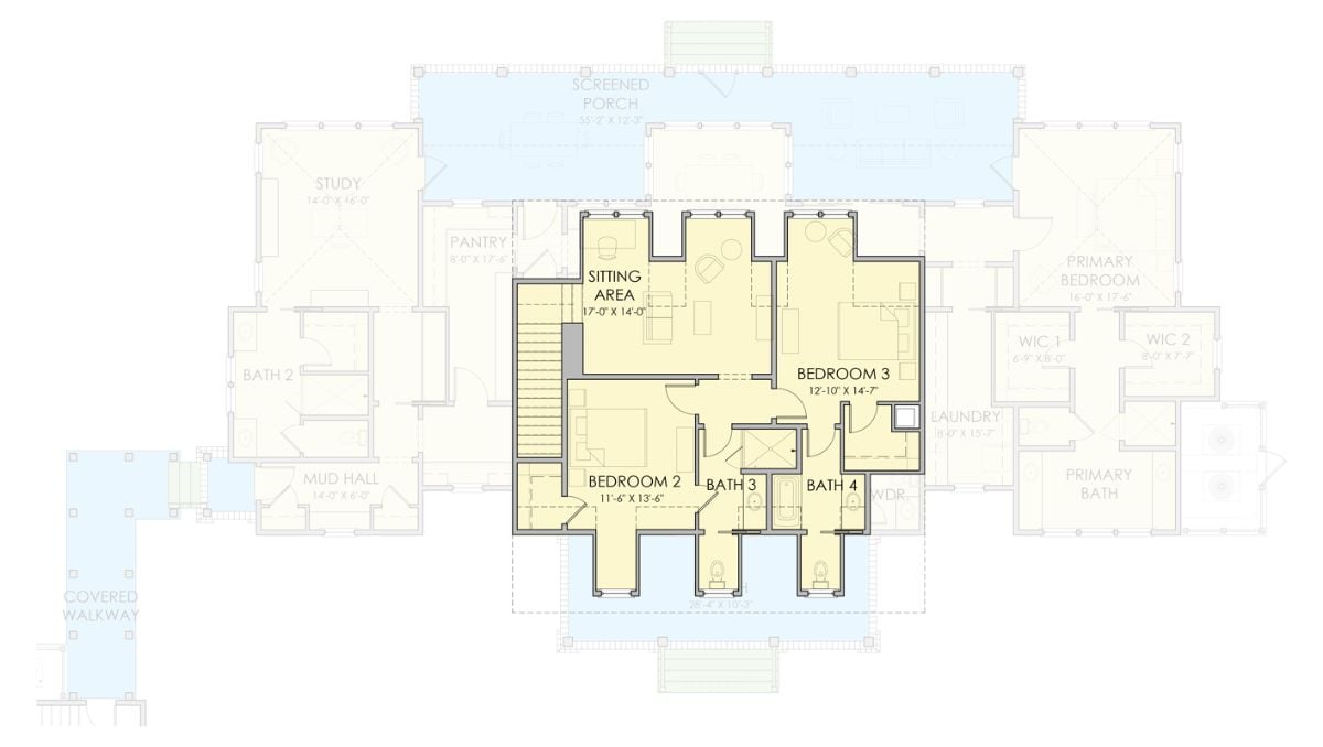 Second Level Floor Plan