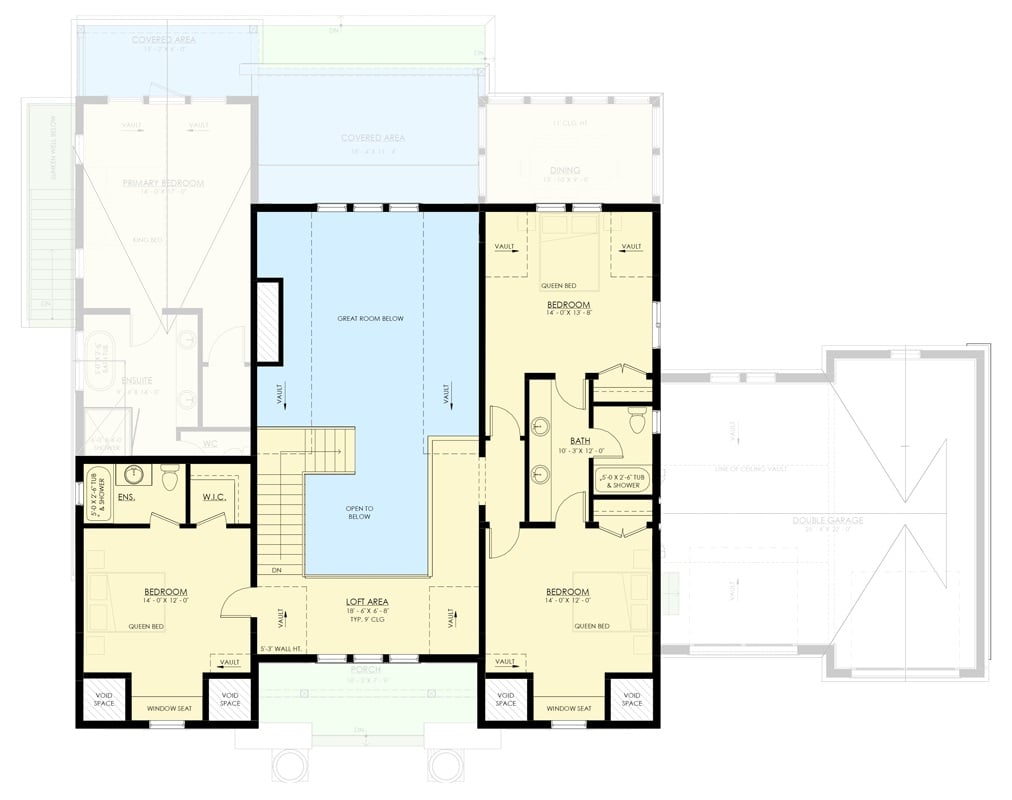 Second Level Floor Plan