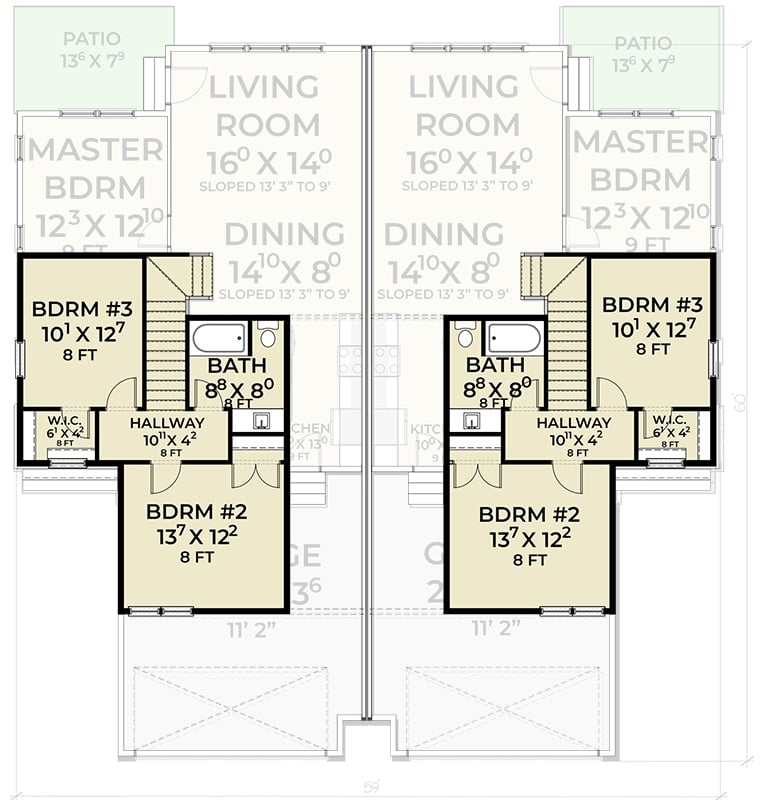 Second Level Floor Plan