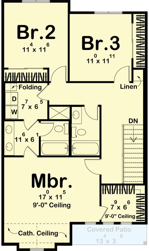 Second Level Floor Plan