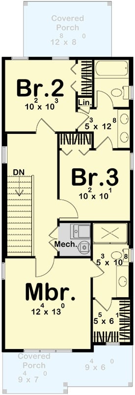 Second Level Floor Plan