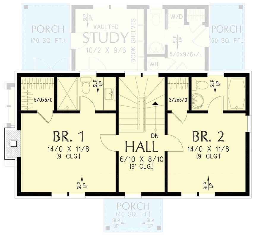 Second Level Floor Plan