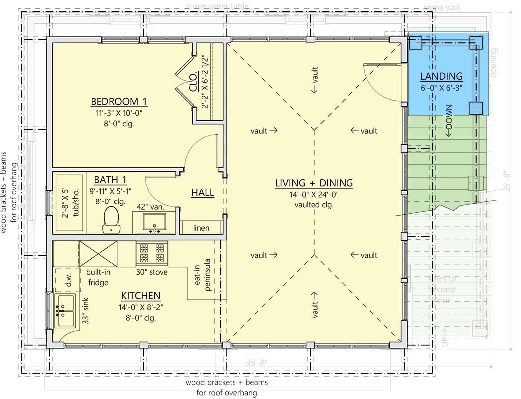 Second Level Floor Plan