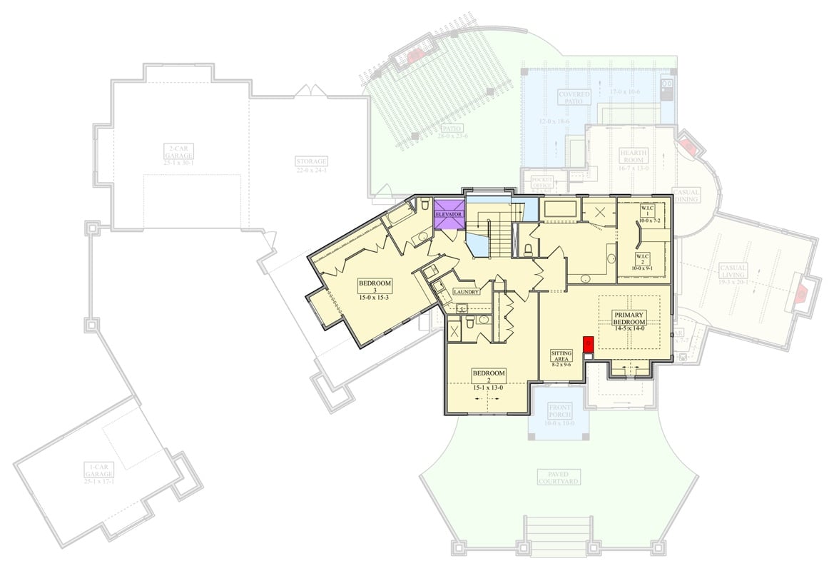 Second Level Floor Plan